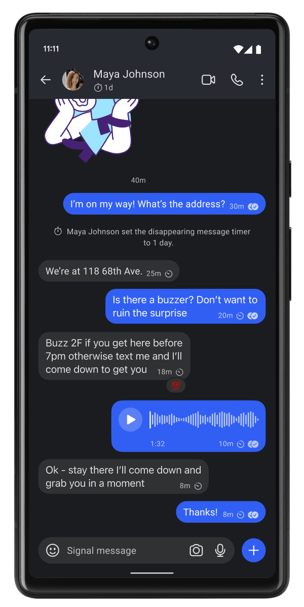 Android 聊天界面预览